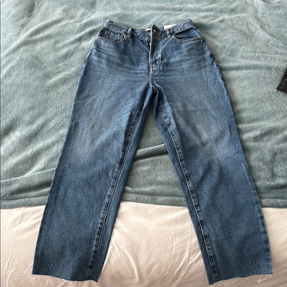 PacSun Blue High Rise Straight Jeans